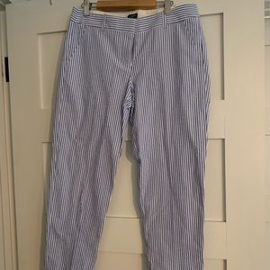 J.Crew seersucker Capri